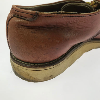 【現状渡し品】【メンズ】 RED WING レッドウィング 90's OX FORD RED BROWN 8104 90年代 オックス フォード ブーツ USA製 刺繍羽タグ 靴 164-260214-rt-05-tag サイズ：US7Ｄ カラー：ブラウン 万代Net店