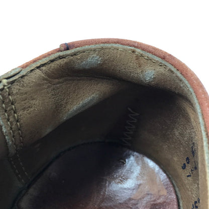 【現状渡し品】【メンズ】 RED WING レッドウィング 90's OX FORD RED BROWN 8104 90年代 オックス フォード ブーツ USA製 刺繍羽タグ 靴 164-260214-rt-05-tag サイズ：US7Ｄ カラー：ブラウン 万代Net店