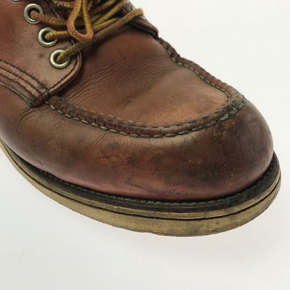 【現状渡し品】【メンズ】 RED WING レッドウィング 90's OX FORD RED BROWN 8104 90年代 オックス フォード ブーツ USA製 刺繍羽タグ 靴 164-260214-rt-05-tag サイズ：US7Ｄ カラー：ブラウン 万代Net店