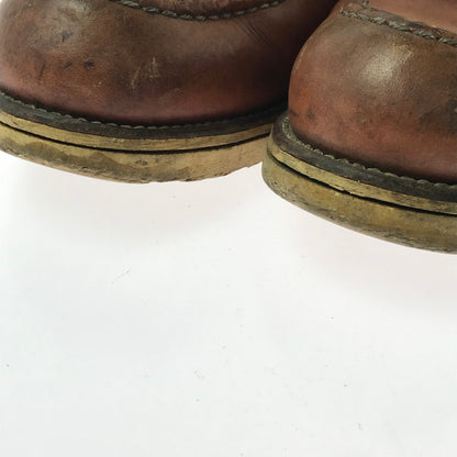 【現状渡し品】【メンズ】 RED WING レッドウィング 90's OX FORD RED BROWN 8104 90年代 オックス フォード ブーツ USA製 刺繍羽タグ 靴 164-260214-rt-05-tag サイズ：US7Ｄ カラー：ブラウン 万代Net店