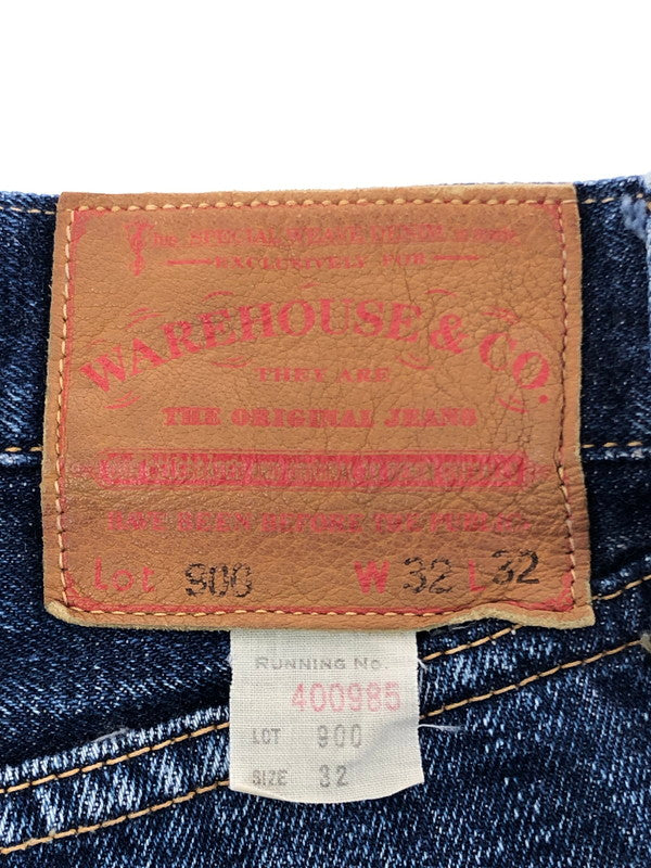 【中古品】【メンズ】 WAREHOUSE ウエアハウス DENIM PANTS LOT900 デニムパンツ ボトムス ジーンズ 156-260211-rt-06-tag サイズ：32 カラー：インディゴ 万代Net店