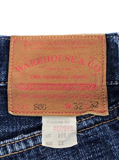 【中古品】【メンズ】 WAREHOUSE ウエアハウス DENIM PANTS LOT900 デニムパンツ ボトムス ジーンズ 156-260211-rt-06-tag サイズ：32 カラー：インディゴ 万代Net店