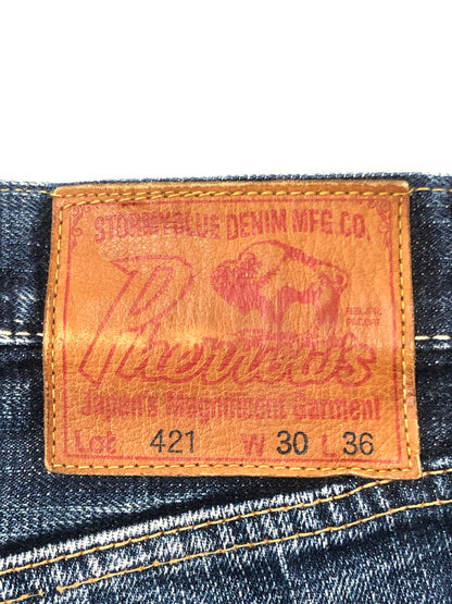【中古品】【メンズ】 Pherrow's フェローズ DENIM PANTS LOT421 チェックポケット デニムパンツ ジーンズ ボトムス 156-260211-rt-11-tag サイズ：W30 L36 カラー：インディゴ 万代Net店