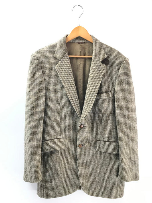 【現状渡し品】【メンズ】 スコットランド製 70～80's 2B CHECK WOOL TAILORED JACKET 70～80年代 2Bチェックウールテーラードジャケット 146-260304-rt-28-tag サイズ：不明 下記参照 カラー：ブラウン 万代Net店