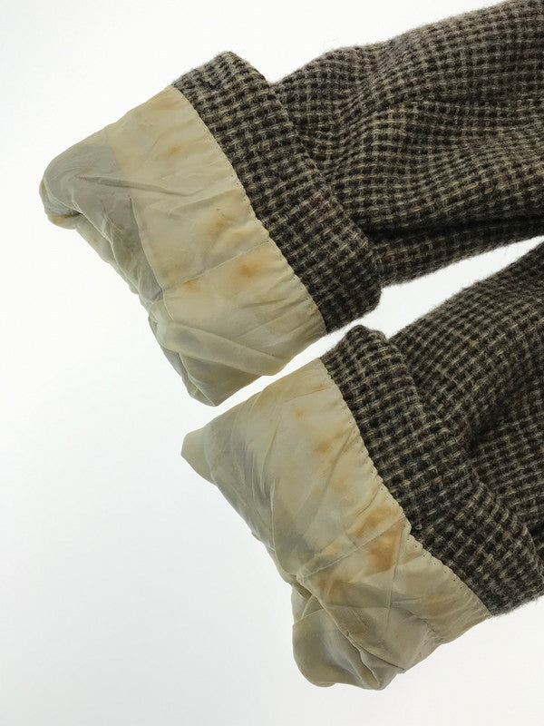 【現状渡し品】【メンズ】 スコットランド製 70～80's 2B CHECK WOOL TAILORED JACKET 70～80年代 2Bチェックウールテーラードジャケット 146-260304-rt-28-tag サイズ：不明 下記参照 カラー：ブラウン 万代Net店