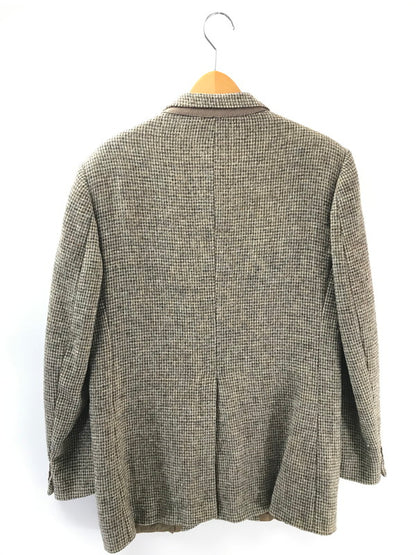 【現状渡し品】【メンズ】 スコットランド製 70～80's 2B CHECK WOOL TAILORED JACKET 70～80年代 2Bチェックウールテーラードジャケット 146-260304-rt-28-tag サイズ：不明 下記参照 カラー：ブラウン 万代Net店