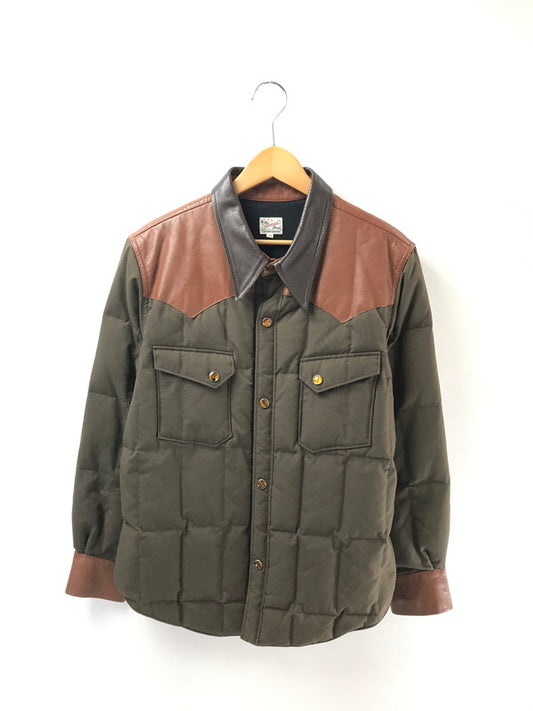 【中古品】【メンズ】 THE FLAT HEAD ザフラットヘッド WESTERN DOWN SHIRT JACKET ウエスタン ダウン シャツ ジャケット 145-260206-rt-03-tag サイズ：40 カラー：ブラウン 万代Net店