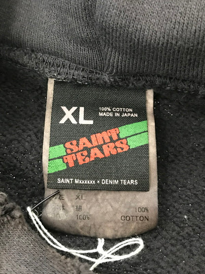 【中古品】【メンズ】 SAINT MICHAEL セント マイケル × DENIM TEARS デニム ティアーズ SM-YS1-0000-C46 24AW DT HOODIE フーディー パーカー 142-260205-na-10-tag サイズ：XL カラー：グレー系 万代Net店