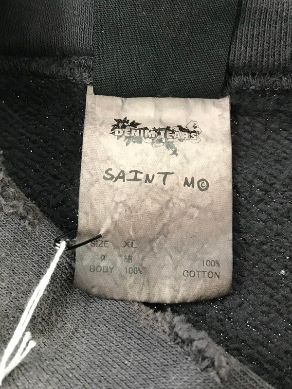 【中古品】【メンズ】 SAINT MICHAEL セント マイケル × DENIM TEARS デニム ティアーズ SM-YS1-0000-C46 24AW DT HOODIE フーディー パーカー 142-260205-na-10-tag サイズ：XL カラー：グレー系 万代Net店