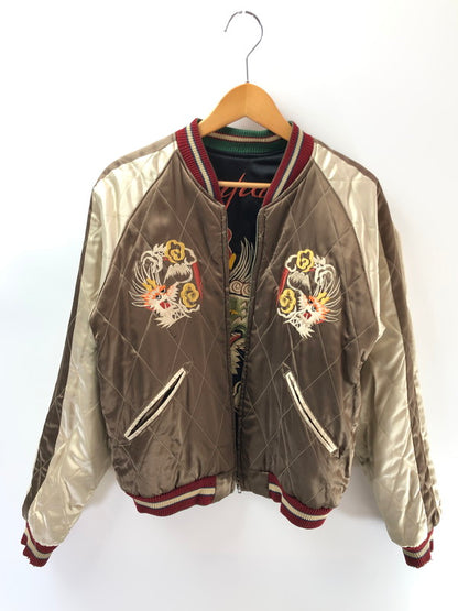 【ジャンク品】【メンズ】 TAILOR 東洋 テーラー トーヨー 90's REVERSIBLE SOUVENIR JACKET M18426 M品番 龍×舞妓 リバーシブル スーベニア ジャケット アウター 145-260204-rt-13-tag サイズ：M カラー：ブラック/ブラウン 万代Net店