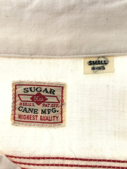 【中古品】【メンズ】 SUGAR CANE シュガーケーン L/S CHAMBRAY SHIRT WHITE SC25678 ロングスリーブ シャンブレー シャツ トップス 145-260820-rt-22-tag カラー：ホワイト 万代Net店
