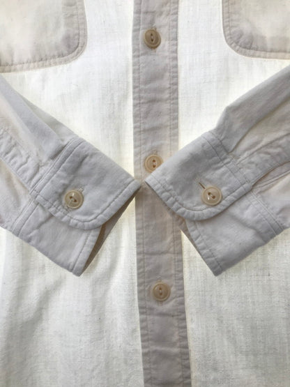 【中古品】【メンズ】 SUGAR CANE シュガーケーン L/S CHAMBRAY SHIRT WHITE SC25678 ロングスリーブ シャンブレー シャツ トップス 145-260820-rt-22-tag カラー：ホワイト 万代Net店