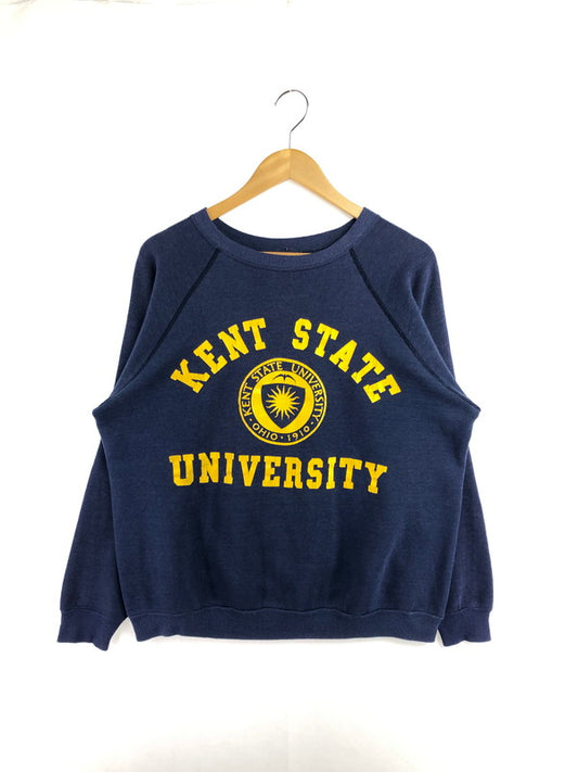 【中古品】【メンズ】 VINTAGE ヴィンテージ 推定70～80's KENT STATE UNIVERSITY SWEATSHIRT ケント ステイト ユニバーシティー スウェットシャツ トレーナー トップス 146-260516-rt-21-tagh サイズ：不明 下記参照 カラー：ネイビー 万代Net店