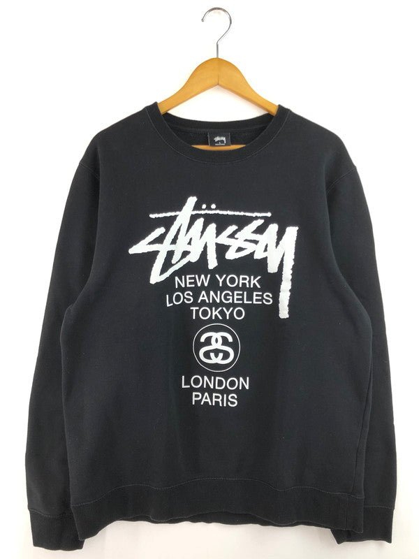 【中古品】【メンズ】 SWEATSHIRT Z3000SAS18 スウェットシャツ トレーナー トップス 142-260207-rt-15-tag サイズ：L カラー：ブラック 万代Net店