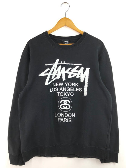 【中古品】【メンズ】 SWEATSHIRT Z3000SAS18 スウェットシャツ トレーナー トップス 142-260207-rt-15-tag サイズ：L カラー：ブラック 万代Net店
