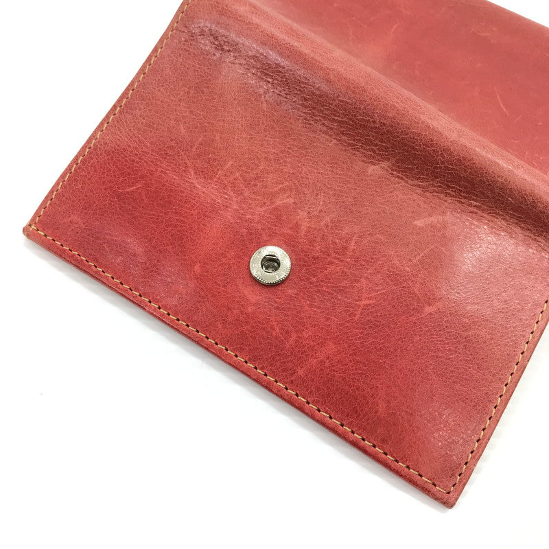 【現状渡し品】【メンズ】 SAAD サード SUN SYMBOL サンシンボル 三つ折り財布 201-260407-na-14-tag カラー：レッド系 万代Net店