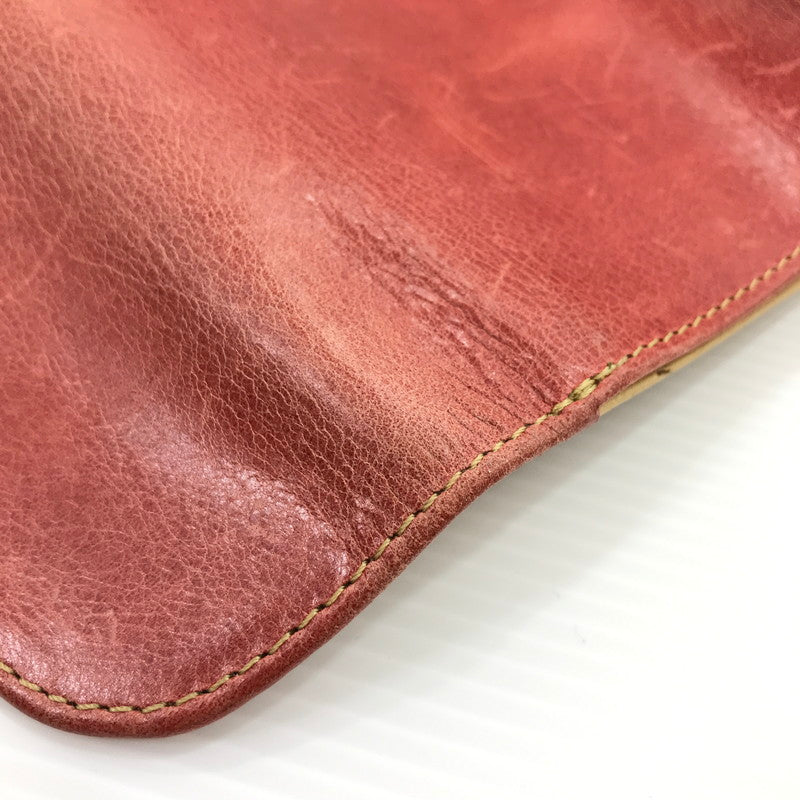 【現状渡し品】【メンズ】 SAAD サード SUN SYMBOL サンシンボル 三つ折り財布 201-260407-na-14-tag カラー：レッド系 万代Net店