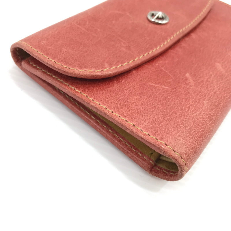 【現状渡し品】【メンズ】 SAAD サード SUN SYMBOL サンシンボル 三つ折り財布 201-260407-na-14-tag カラー：レッド系 万代Net店
