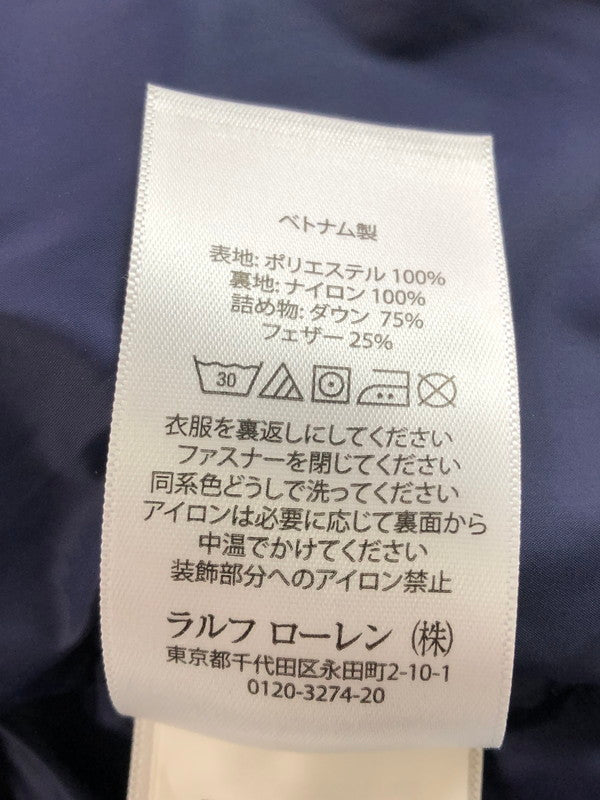 【中古品】【メンズ】 POLO RALPH LAUREN ポロ・ラルフローレン BOYS' DOWN JACKET ボーイズ ダウンジャケット 147-260301-rt-19-tag サイズ：XL カラー：ネイビー 万代Net店