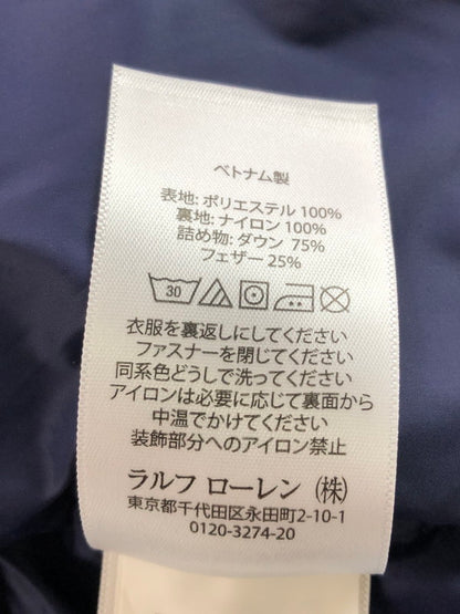 【中古品】【メンズ】 POLO RALPH LAUREN ポロ・ラルフローレン BOYS' DOWN JACKET ボーイズ ダウンジャケット 147-260301-rt-19-tag サイズ：XL カラー：ネイビー 万代Net店