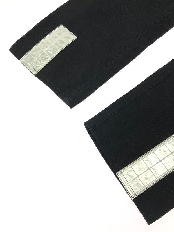 【中古品】【メンズ】 JUNYA WATANABE COMME des GARCONS MAN ジュンヤワタナベコムデギャルソンマン REFLECTOR STRAIGHT PANTS WB-P026 AD2018 リフレクター ストレート パンツ 151-260205-rt-12-tag サイズ：XS カラー：ブラック 万代Net店