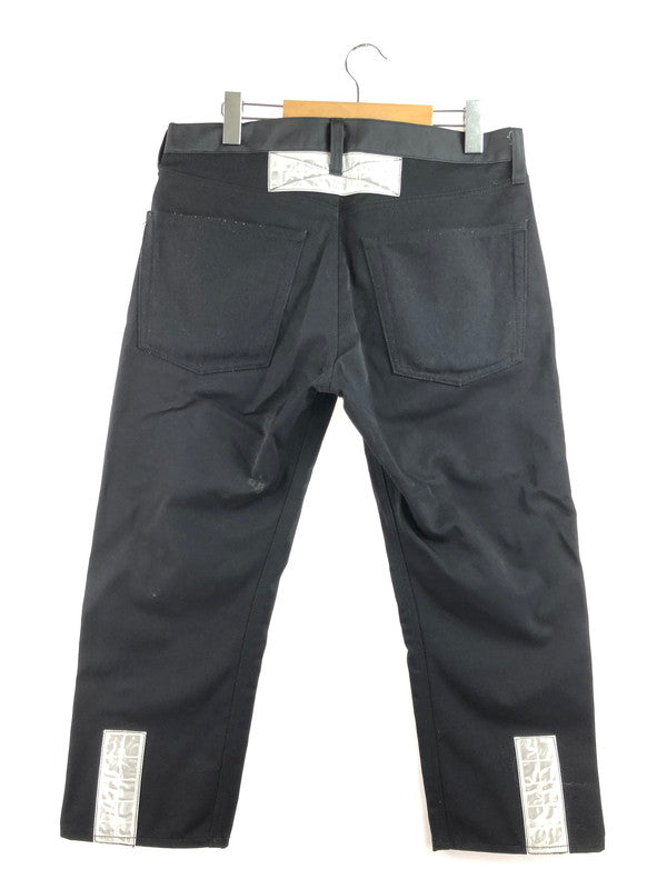 【中古品】【メンズ】 JUNYA WATANABE COMME des GARCONS MAN ジュンヤワタナベコムデギャルソンマン REFLECTOR STRAIGHT PANTS WB-P026 AD2018 リフレクター ストレート パンツ 151-260205-rt-12-tag サイズ：XS カラー：ブラック 万代Net店