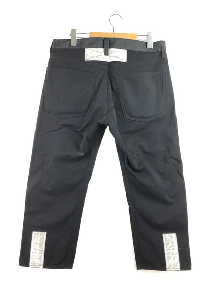 【中古品】【メンズ】 JUNYA WATANABE COMME des GARCONS MAN ジュンヤワタナベコムデギャルソンマン REFLECTOR STRAIGHT PANTS WB-P026 AD2018 リフレクター ストレート パンツ 151-260205-rt-12-tag サイズ：XS カラー：ブラック 万代Net店