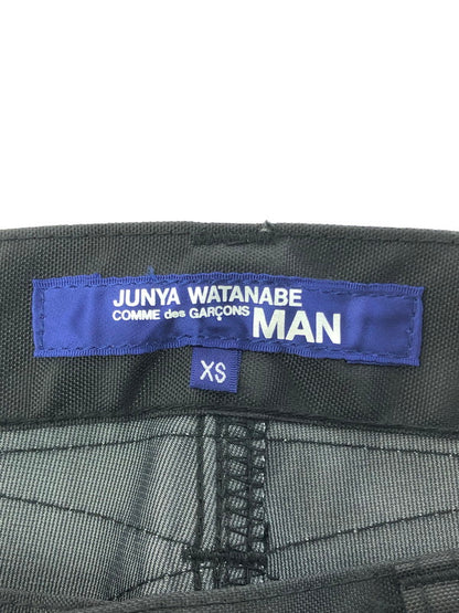 【中古品】【メンズ】 JUNYA WATANABE COMME des GARCONS MAN ジュンヤワタナベコムデギャルソンマン REFLECTOR STRAIGHT PANTS WB-P026 AD2018 リフレクター ストレート パンツ 151-260205-rt-12-tag サイズ：XS カラー：ブラック 万代Net店