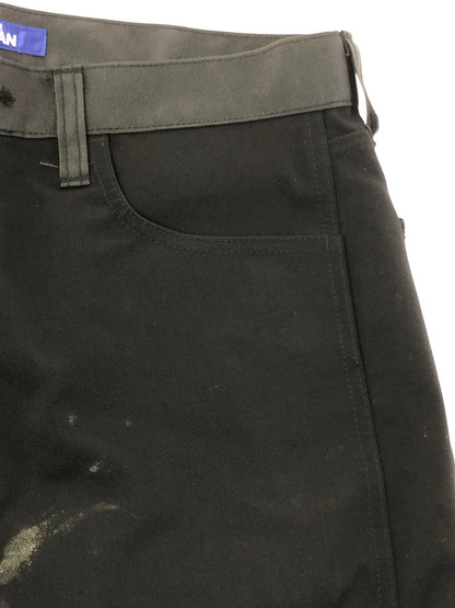 【中古品】【メンズ】 JUNYA WATANABE COMME des GARCONS MAN ジュンヤワタナベコムデギャルソンマン REFLECTOR STRAIGHT PANTS WB-P026 AD2018 リフレクター ストレート パンツ 151-260205-rt-12-tag サイズ：XS カラー：ブラック 万代Net店