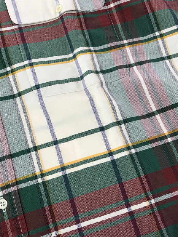 【中古品】【メンズ】 RALPH LAUREN ラルフローレン 90'S L/S BD CHECK SHIRT 90年代 ボタンダウン チェックシャツ 長袖シャツ 146-260225-na-05-tag サイズ：XL カラー：マルチカラー 万代Net店