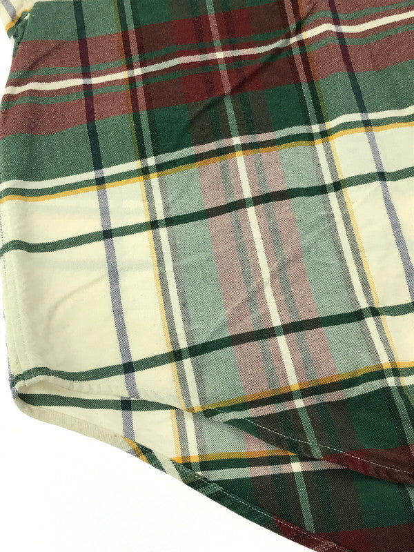 【中古品】【メンズ】 RALPH LAUREN ラルフローレン 90'S L/S BD CHECK SHIRT 90年代 ボタンダウン チェックシャツ 長袖シャツ 146-260225-na-05-tag サイズ：XL カラー：マルチカラー 万代Net店