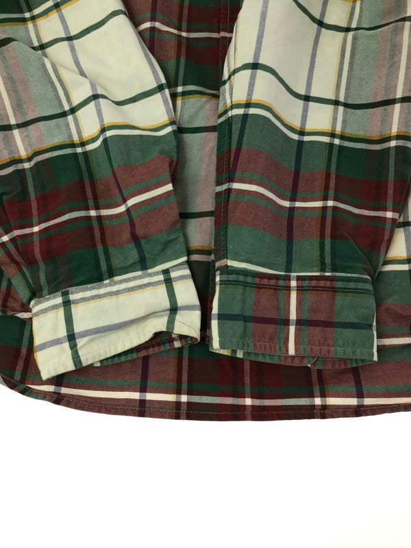 【中古品】【メンズ】 RALPH LAUREN ラルフローレン 90'S L/S BD CHECK SHIRT 90年代 ボタンダウン チェックシャツ 長袖シャツ 146-260225-na-05-tag サイズ：XL カラー：マルチカラー 万代Net店