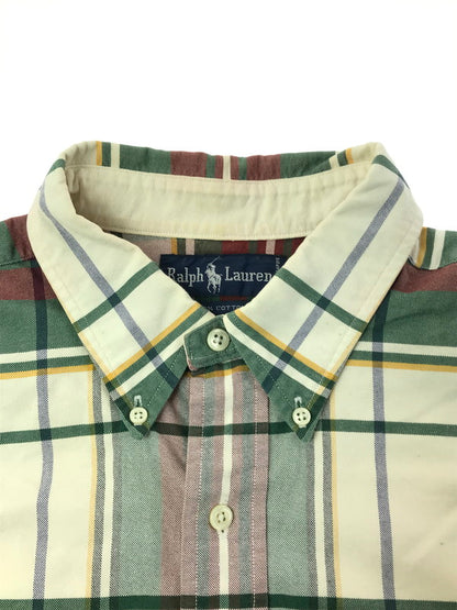【中古品】【メンズ】 RALPH LAUREN ラルフローレン 90'S L/S BD CHECK SHIRT 90年代 ボタンダウン チェックシャツ 長袖シャツ 146-260225-na-05-tag サイズ：XL カラー：マルチカラー 万代Net店