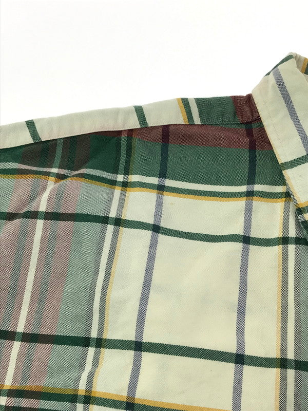【中古品】【メンズ】 RALPH LAUREN ラルフローレン 90'S L/S BD CHECK SHIRT 90年代 ボタンダウン チェックシャツ 長袖シャツ 146-260225-na-05-tag サイズ：XL カラー：マルチカラー 万代Net店