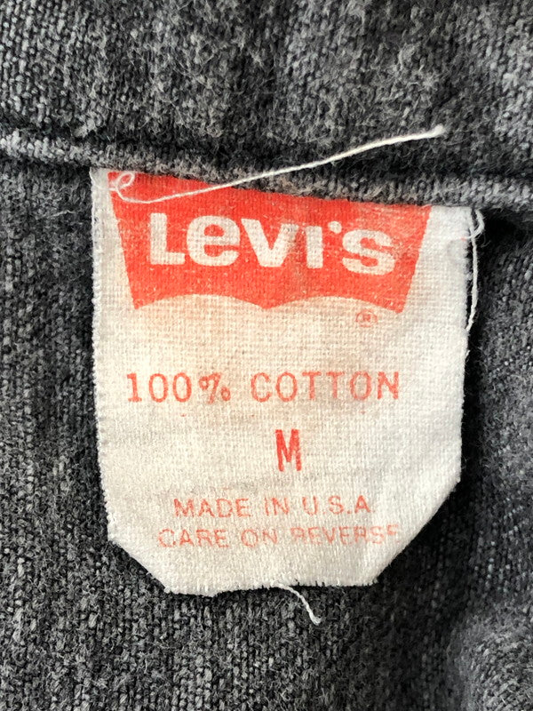 【現状渡し品】【メンズ】 Levi's リーバイス 80's ACID WASH BLACK DENIM TRUCKER JACKET 70507-0253 アシッド ウォッシュ ブラックデニム トラッカー ジャケット アウター USA製 777刻印 146-260204-rt-11-tag サイズ：M カラー：ブラック 万代Net店