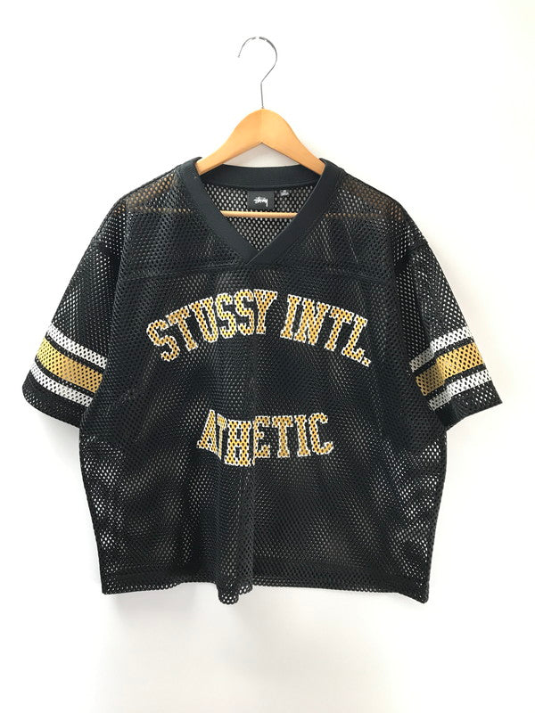 【中古品】【メンズ】 STUSSY ステューシー INTERNATIONAL TEAM JERSEY 1140370 インターナショナル チーム ジャージー カットソー 142-260205-na-01-tag サイズ：M カラー：ブラック 万代Net店