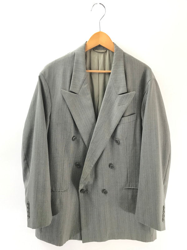 【中古品】【メンズ】 MONSIEUR DOUBLE-BREASTED TAILORED JACKET ダブルテーラードジャケット 141-260304-rt-27-tag サイズ：42R カラー：グレー 万代Net店