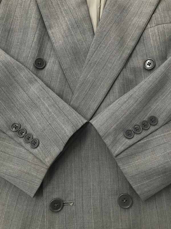 【中古品】【メンズ】 MONSIEUR DOUBLE-BREASTED TAILORED JACKET ダブルテーラードジャケット 141-260304-rt-27-tag サイズ：42R カラー：グレー 万代Net店