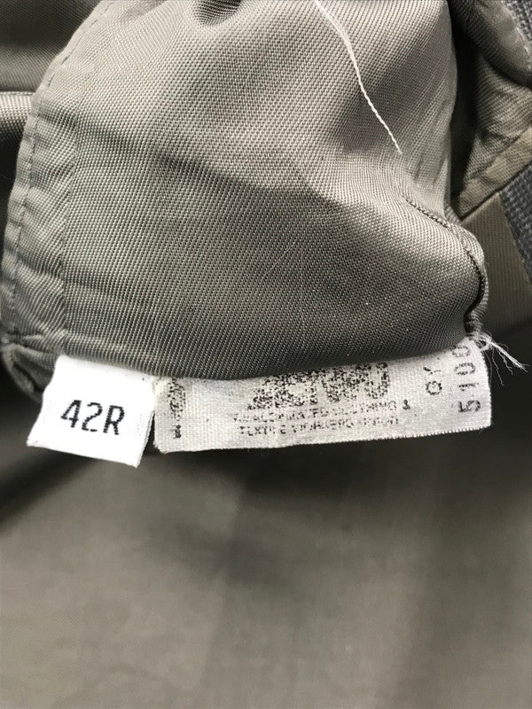 【中古品】【メンズ】 MONSIEUR DOUBLE-BREASTED TAILORED JACKET ダブルテーラードジャケット 141-260304-rt-27-tag サイズ：42R カラー：グレー 万代Net店