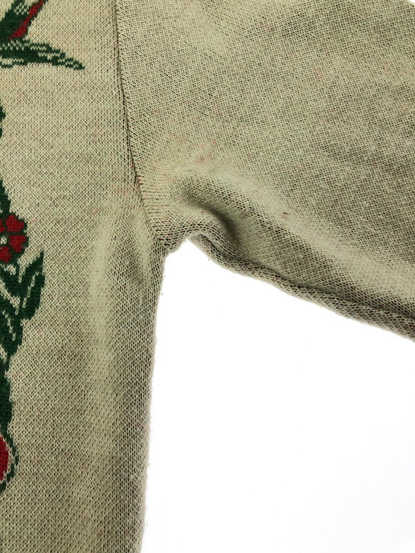 【中古品】【メンズ】 Softmachine ソフトマシーン VOTAGE CREW NECK SWEATER クルーネック スウェット トレーナー トップス 142-260301-rt-07-tag サイズ：L カラー：ベージュ系 万代Net店