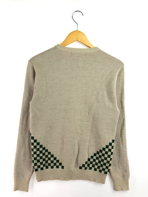 【中古品】【メンズ】 Softmachine ソフトマシーン VOTAGE CREW NECK SWEATER クルーネック スウェット トレーナー トップス 142-260301-rt-07-tag サイズ：L カラー：ベージュ系 万代Net店