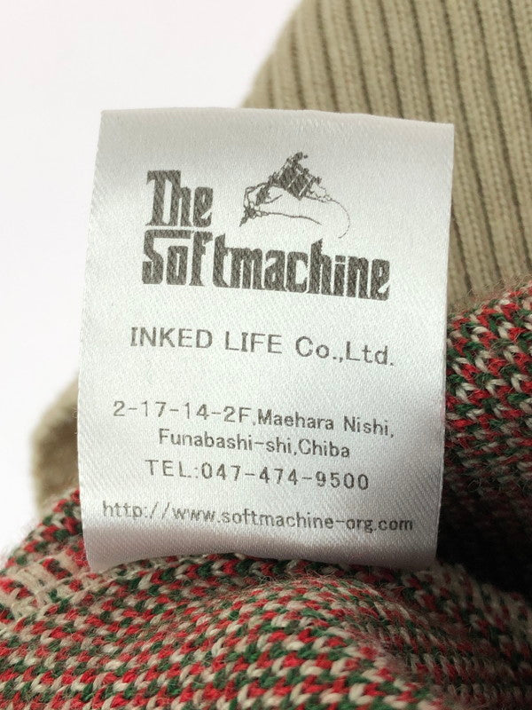 【中古品】【メンズ】 Softmachine ソフトマシーン VOTAGE CREW NECK SWEATER クルーネック スウェット トレーナー トップス 142-260301-rt-07-tag サイズ：L カラー：ベージュ系 万代Net店