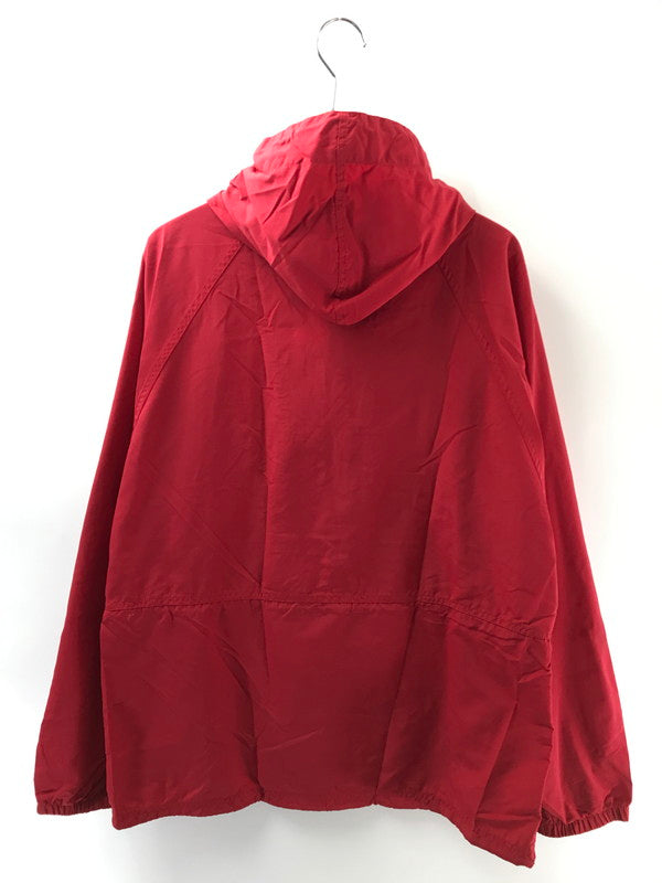 【現状渡し品】【メンズ】 L.L.Bean エルエルビーン NYLON ANORAK PARKA T446 USA製 ナイロンアノラックパーカー 144-260304-rt-16-tag サイズ：M カラー：レッド 万代Net店