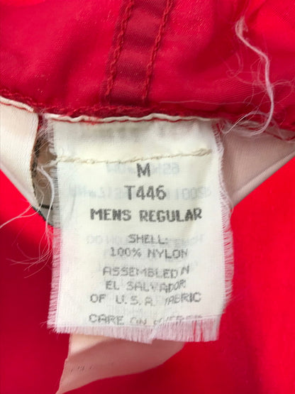 【現状渡し品】【メンズ】 L.L.Bean エルエルビーン NYLON ANORAK PARKA T446 USA製 ナイロンアノラックパーカー 144-260304-rt-16-tag サイズ：M カラー：レッド 万代Net店
