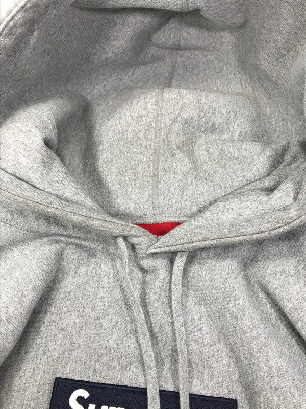 【中古品】【メンズ】 Supreme シュプリーム SUPREME 25AW BOX LOGO HOODED SWEATSHIRT ボックス ロゴ フーデッド スウェットシャツ パーカー 149-260210-na-06-tag サイズ：L カラー：ヘザーグレー 万代Net店