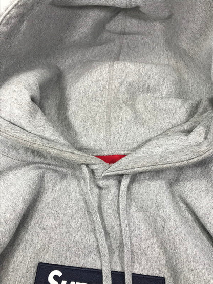 【中古品】【メンズ】 Supreme シュプリーム SUPREME 25AW BOX LOGO HOODED SWEATSHIRT ボックス ロゴ フーデッド スウェットシャツ パーカー 149-260210-na-06-tag サイズ：L カラー：ヘザーグレー 万代Net店