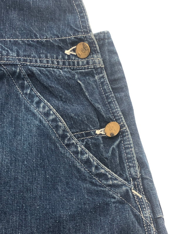 【中古品】【メンズ】 Lee リー 60's JELT DENIM OVERALLS 60年代 通常L ジェルト オーバーオール 157-260211-rt-21-tag サイズ：不明 下記参照 カラー：インディゴ 万代Net店