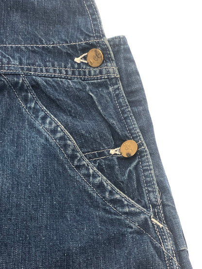 【中古品】【メンズ】 Lee リー 60's JELT DENIM OVERALLS 60年代 通常L ジェルト オーバーオール 157-260211-rt-21-tag サイズ：不明 下記参照 カラー：インディゴ 万代Net店