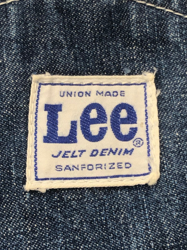 【中古品】【メンズ】 Lee リー 60's JELT DENIM OVERALLS 60年代 通常L ジェルト オーバーオール 157-260211-rt-21-tag サイズ：不明 下記参照 カラー：インディゴ 万代Net店