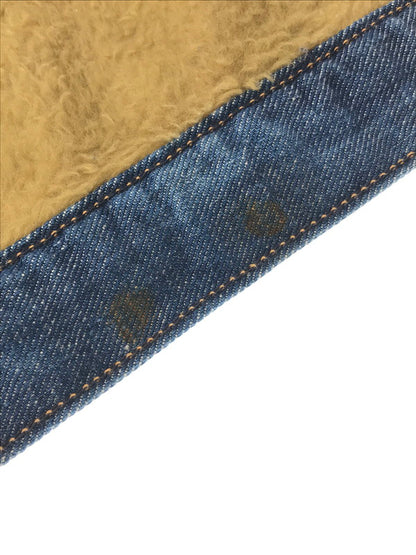 【現状渡し品】【メンズ】 Wrangler ラングラー 70's DENIM BOA LUNCH JACKET 初期 黒タグ前期 デニム ボア ランチ ジャケット アウター 146-260205-rt-07-tag サイズ：18 カラー：インディゴ 万代Net店